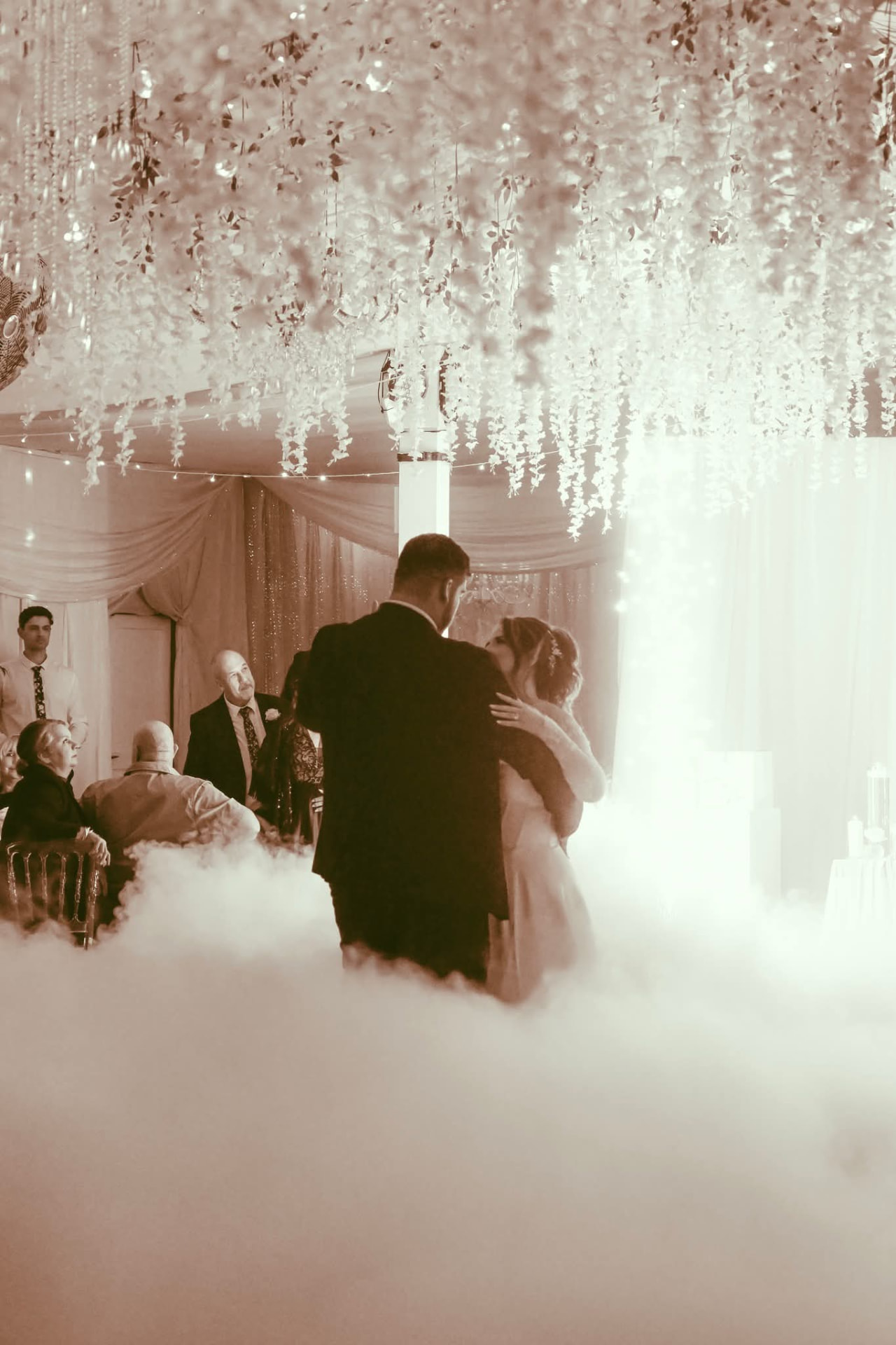 Cloud Nine Effects dry ice and cold spark wedding effects — example 1, available for Plettenberg Bay weddings